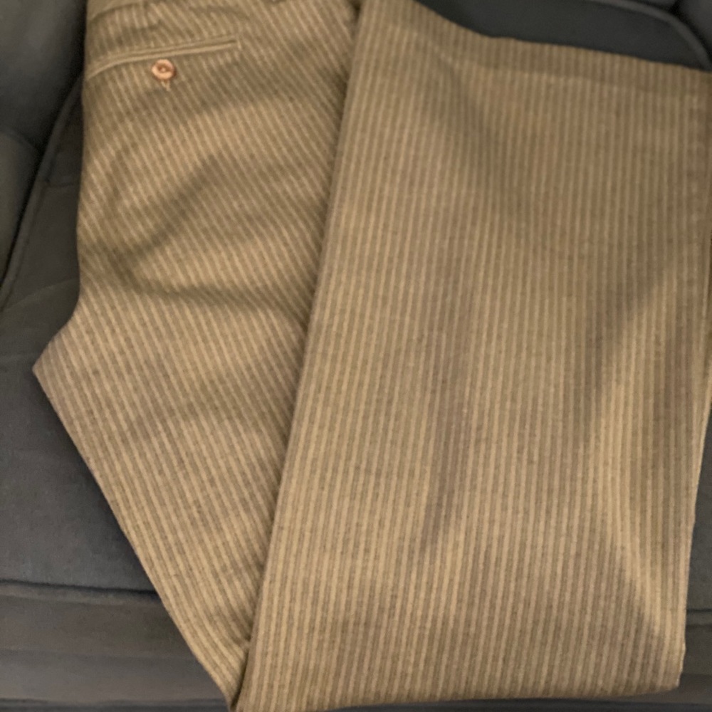 Grey striped GAP business casual pants 6